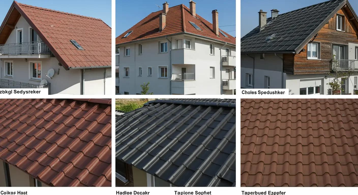 Ankara metal çatı modelleri — kenet, trapez sac ve kiremit görünümlü metal çatı karşılaştırması