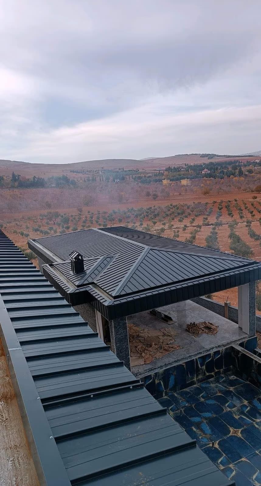 Ayaş Merkez, Bağözü, Sinan, Ova ve çevresi tipi binada sızdırmazlık testi yapılan Ayaş kenet çatı kaplaması