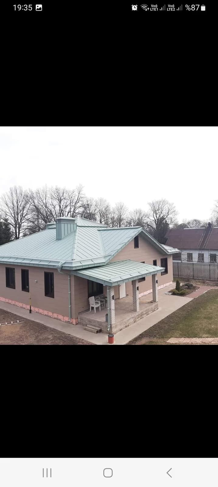 Fatih, Pınarbaşı, Tandoğan, Saray ve çevresi tipi binada sızdırmazlık testi yapılan Sincan kenet çatı kaplaması