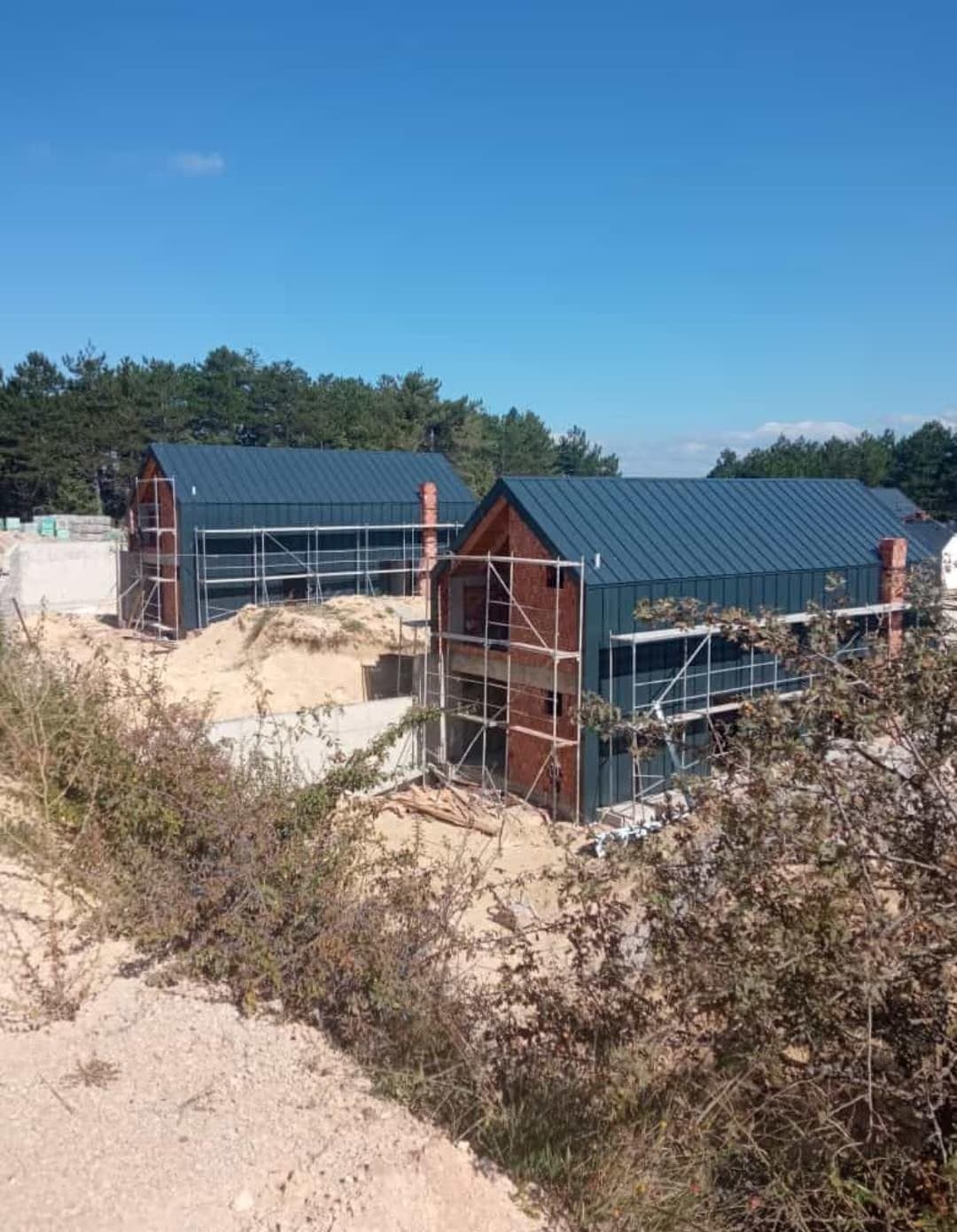 Bahçelievler, Gölbaşı Merkez, Kırıklı, Bezirhane ve çevresi tipi binada sızdırmazlık testi yapılan Gölbaşı kenet çatı kaplaması